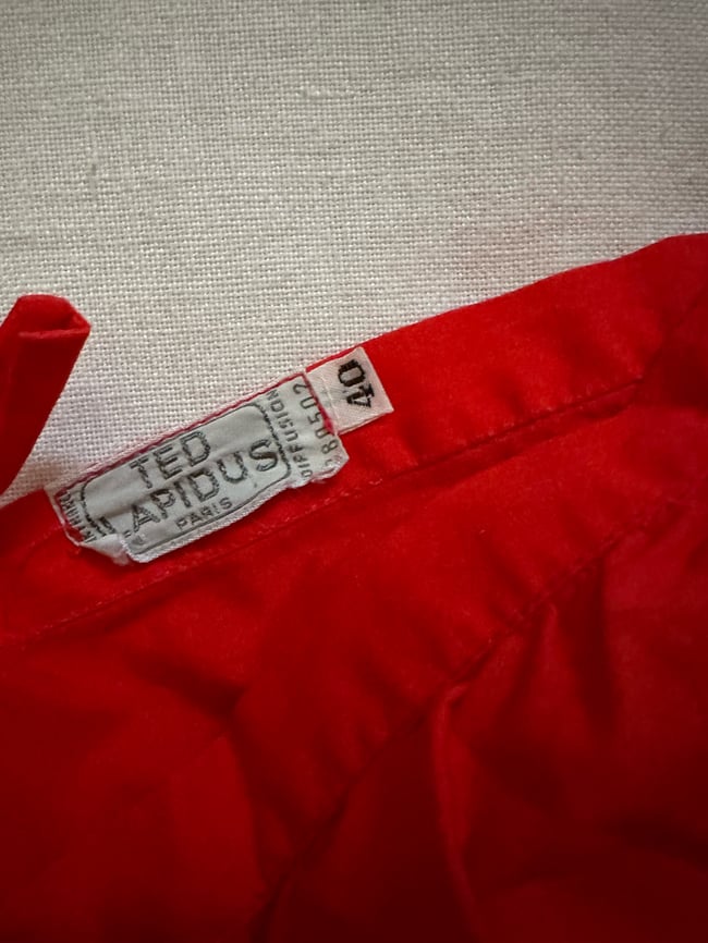 70s Ted Lapidus color block sundress 