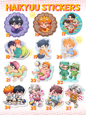 Image of Haikyuu!! Stickers