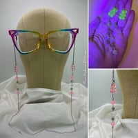 Image 3 of Gummy Bear UV Reactive Eyeglass Chain