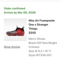 Image 1 of Nike Foamposite One Stranger Things