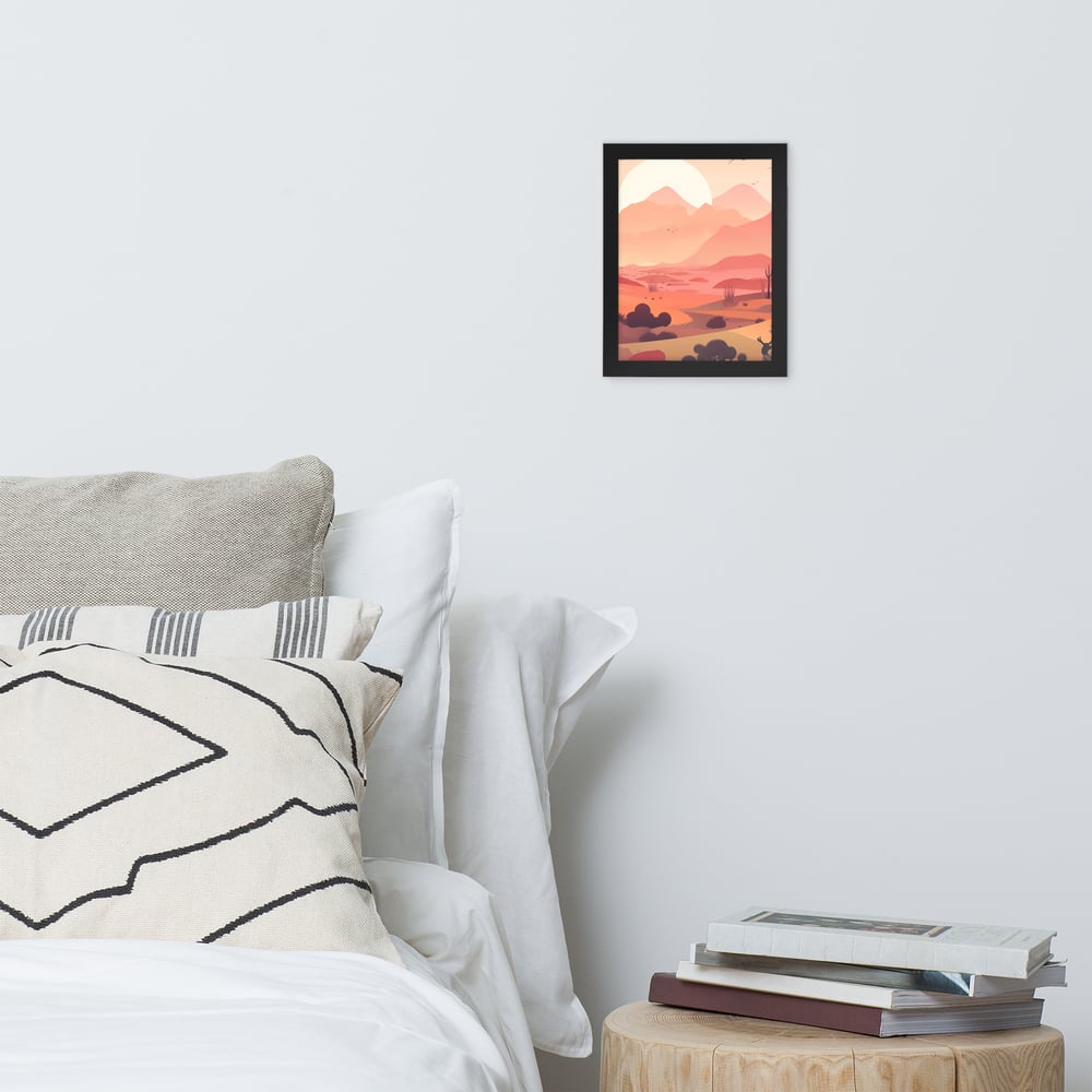 Image of Desert Sunset Framed Art (2 of 3)