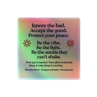 Image 3 of Affirmation Holographic sticker