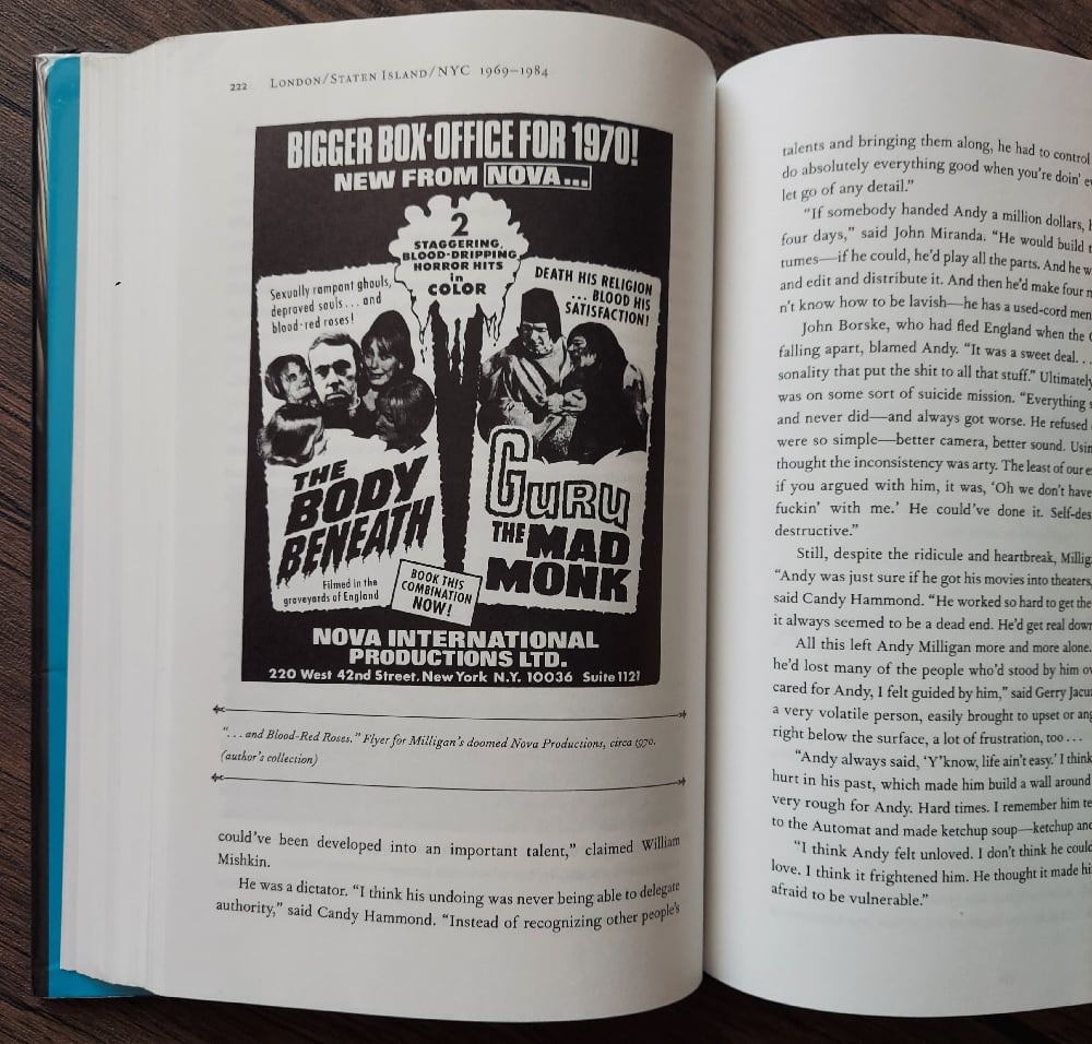 The Ghastly One: The Sex-Gore Netherworld of Filmmaker Andy Miligan, by Jimmy McDonough