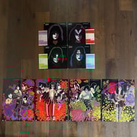 Image 1 of Lot of all four Kiss solo LP's with the posters and one signed by Gene Simmons! 