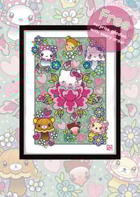 Image 1 of Kawaii flash print