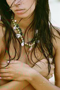 Image 4 of Jasper cowry necklace