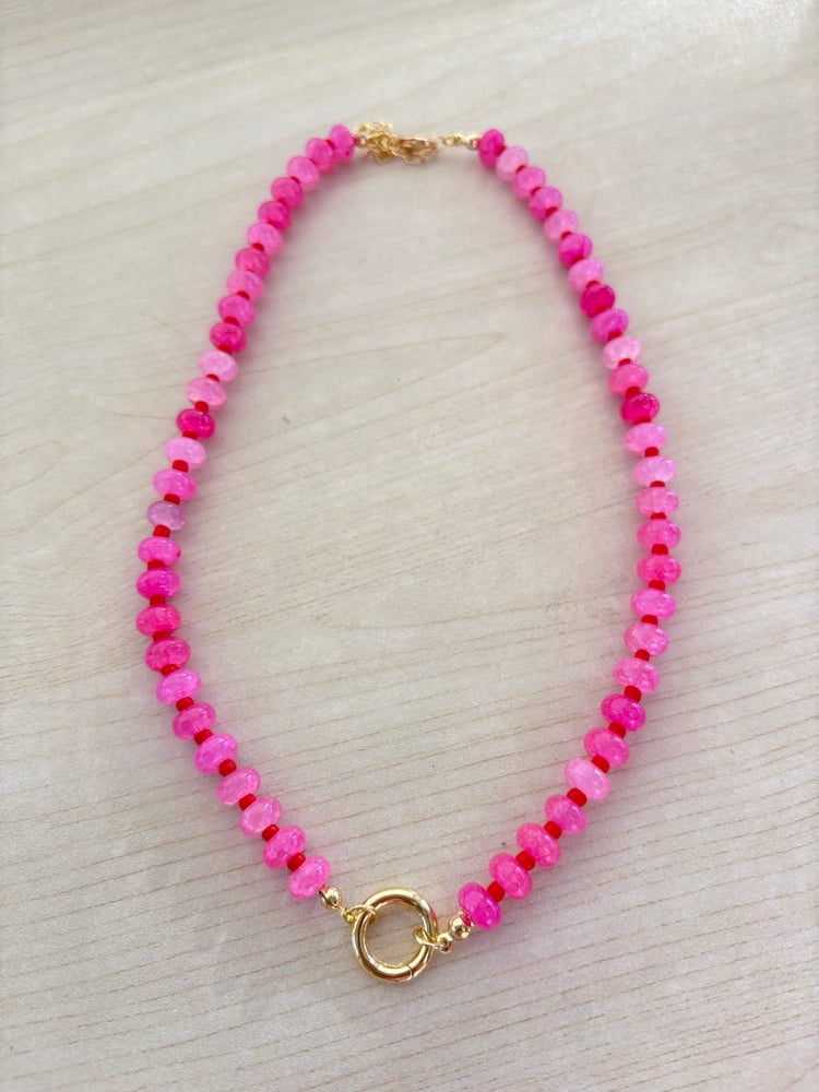 Image of Elka - Hot Pink + Red