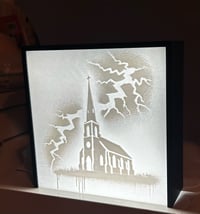 Image 3 of "Strike of Faith" Lithophane, Original piece Limited Edition run of 3