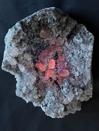 Image 6 of Quartz With UV Calcite & Chalcopyrite Specimen #2313