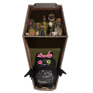 Witchy Gloomy Coffin Curio
