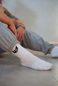 Image 1 of U Perform Crew Socks (1 Pair) - White 