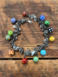 Image 2 of Polk-A-Dot Ball Dangle Bracelet