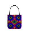 Rainbow Web Trance tote