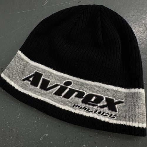 Image of BNWT AW 23 Palace x Avirex Nein Cuff Beanie
