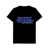 Image 1 of A LOSS IS A LESSON- T SHIRT Black