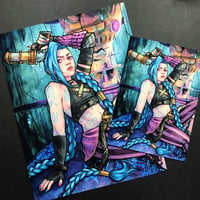 Image 4 of Jinx Watercolor Print