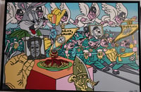 Image 1 of Gudmundur Erró, "Hommage à Nelson Mandela".