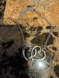 Image 1 of Two Hearts Anklet