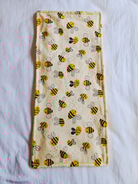 Image 1 of Baby Bee Burp Cloth
