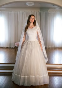 Image 3 of 1950s Bon Marche Ballgown 