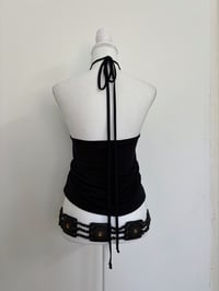 Image 3 of 00s Balck strapless tank top // M 
