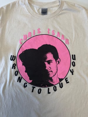Image of Chris Isaak Wrong To Love You Shirt (acid bear prints)