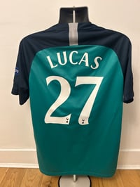 Image 3 of Tottenham Hotspur “LUCAS 27” 2018/19 Third Shirt + patches  (L)