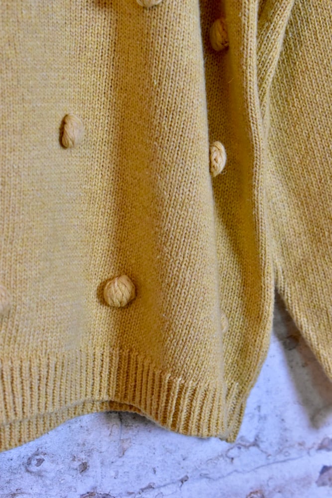 Image of Floral Embroidered Knitted Cardigan