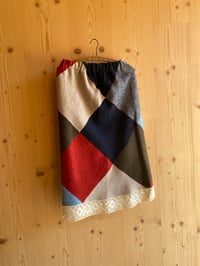Image 2 of harlequin wool felt skirt 