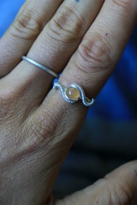 Image 1 of Sterling Silver Hessonite Garnet Size 6.25 Ring