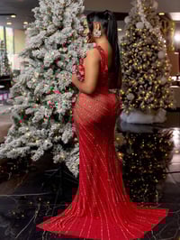 Image 2 of Fantasy mesh rhinestone gown