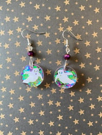 Image 2 of Ghostly Resin Earrings