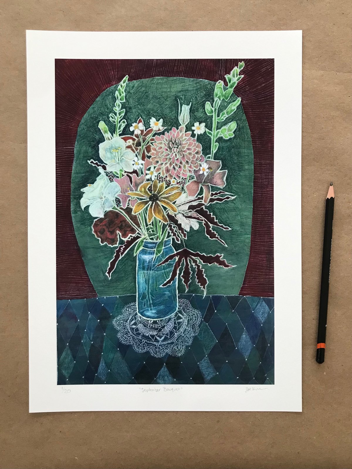 September Bouquet (Print) | Zoe Klosterwill