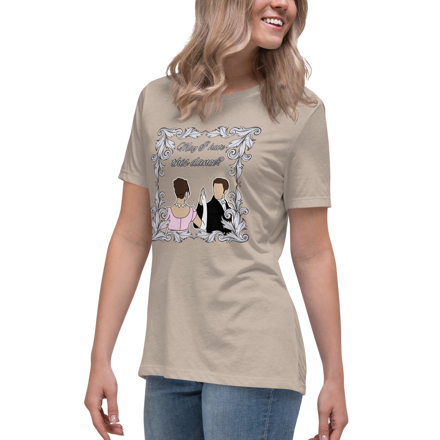 Image of Women's Relaxed T-Shirt dance bridgerton inspired 