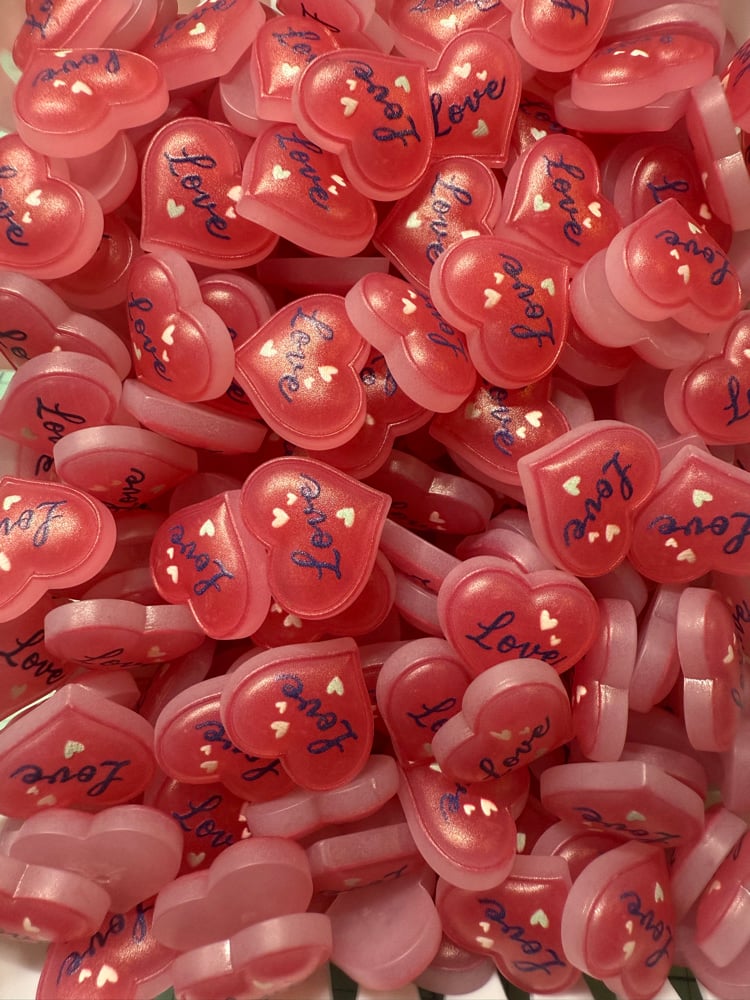 Image of Heart Cabochons - Love