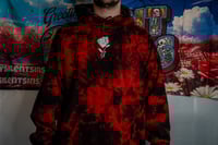 Image 1 of TieDye Rose Hoodie