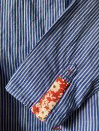 Image 5 of Blue- white stripes shirt