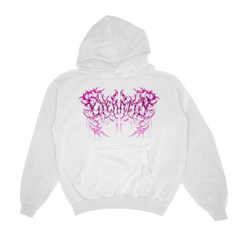 Image of “Metal” Pink Heavy Hoodie  