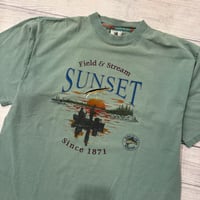 Image 2 of Vintage Field and Stream Sunset Tee - XL