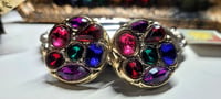 Image 1 of Vintage Chakra / Multi-Colored Earrings