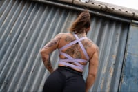 Image 4 of UPerform Elevate Cross Back Bra- Violet 