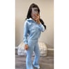 Hoodie and Flare Leg Tracksuit 
