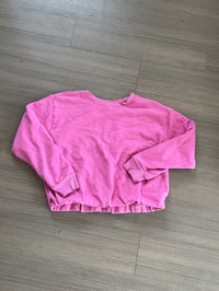 pink cropped top (sz small) 