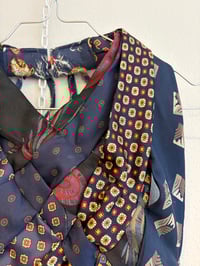 Image 5 of Tie top, dark blue (xs-l)