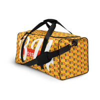Image 4 of Boss Up print Yellow Duffel Bag