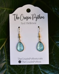 Image 2 of Morning Dew Snake Shed Earrings 