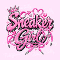 Image 1 of Sneaker Girl Digital PNG Image Download 