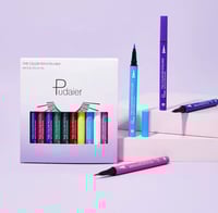 Image 1 of 12 Colour Eyeliner Set. Pudaier