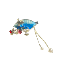 Image 2 of Blue Fan Clip 