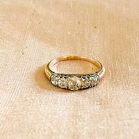 Image 4 of FIVE DIAMOND RING c.1910
